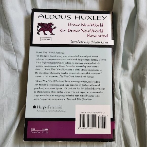 Brave New World & Brave New World Revisited by Aldous Huxley - Picture 3 of 4